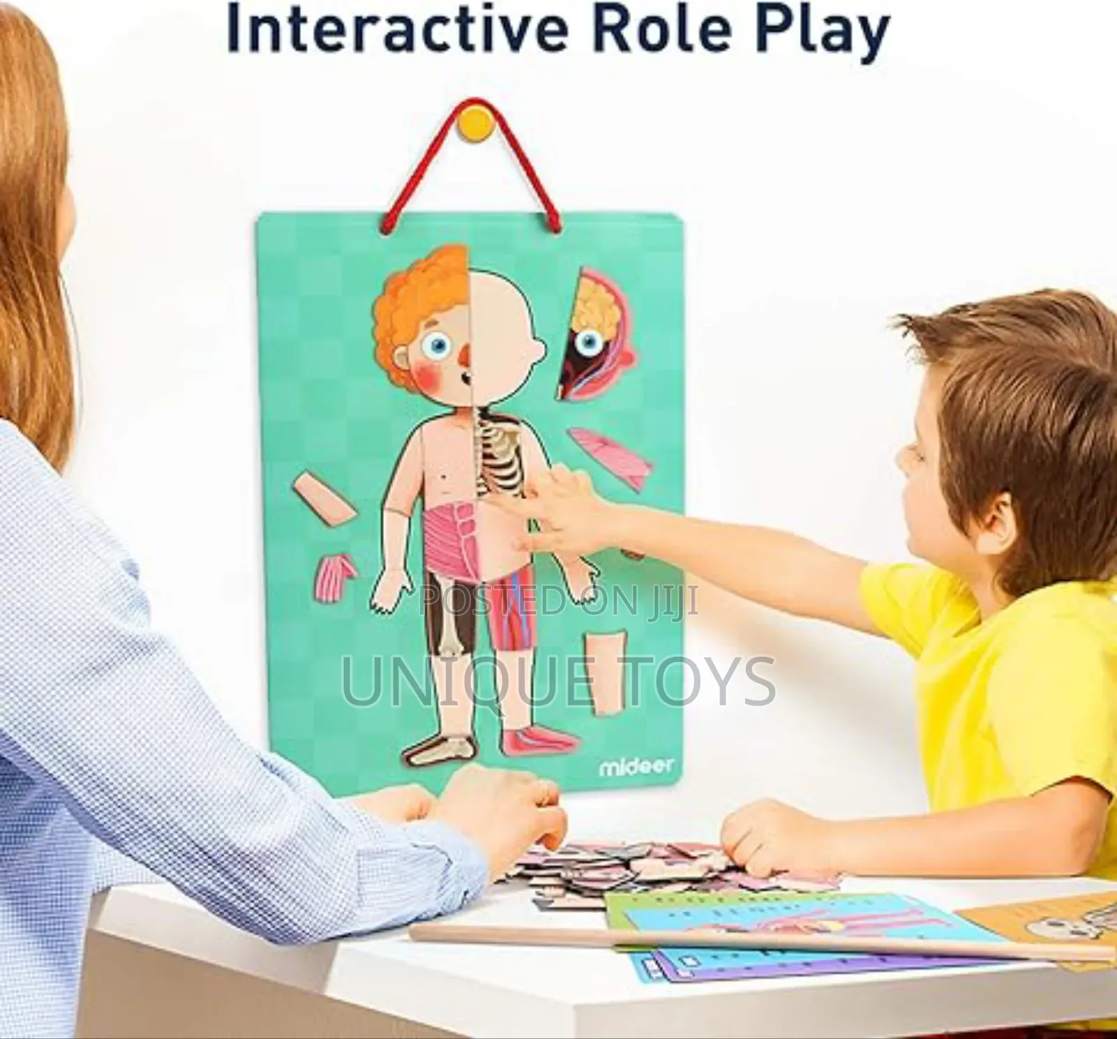 5-in-1 Human Body Magnetic Puzzle, 90 PCS