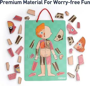 5-in-1 Human Body Magnetic Puzzle, 90 PCS