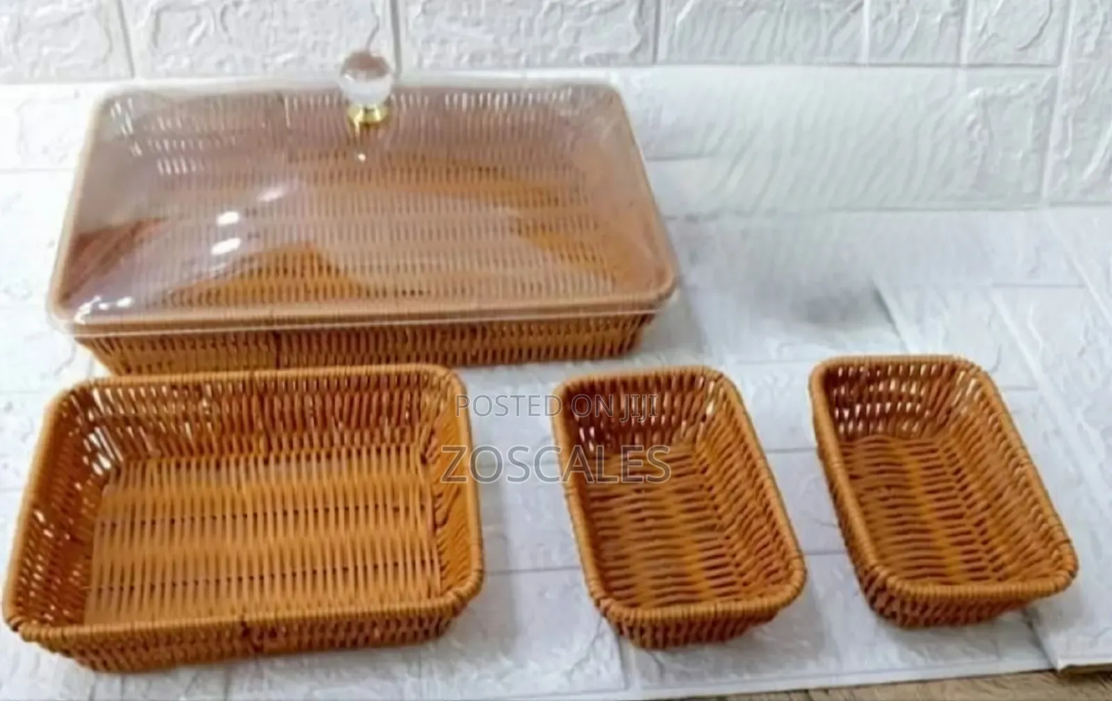 2 In1 Industrial Wood Serving Tray