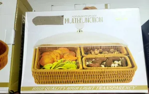 2 In1 Industrial Wood Serving Tray