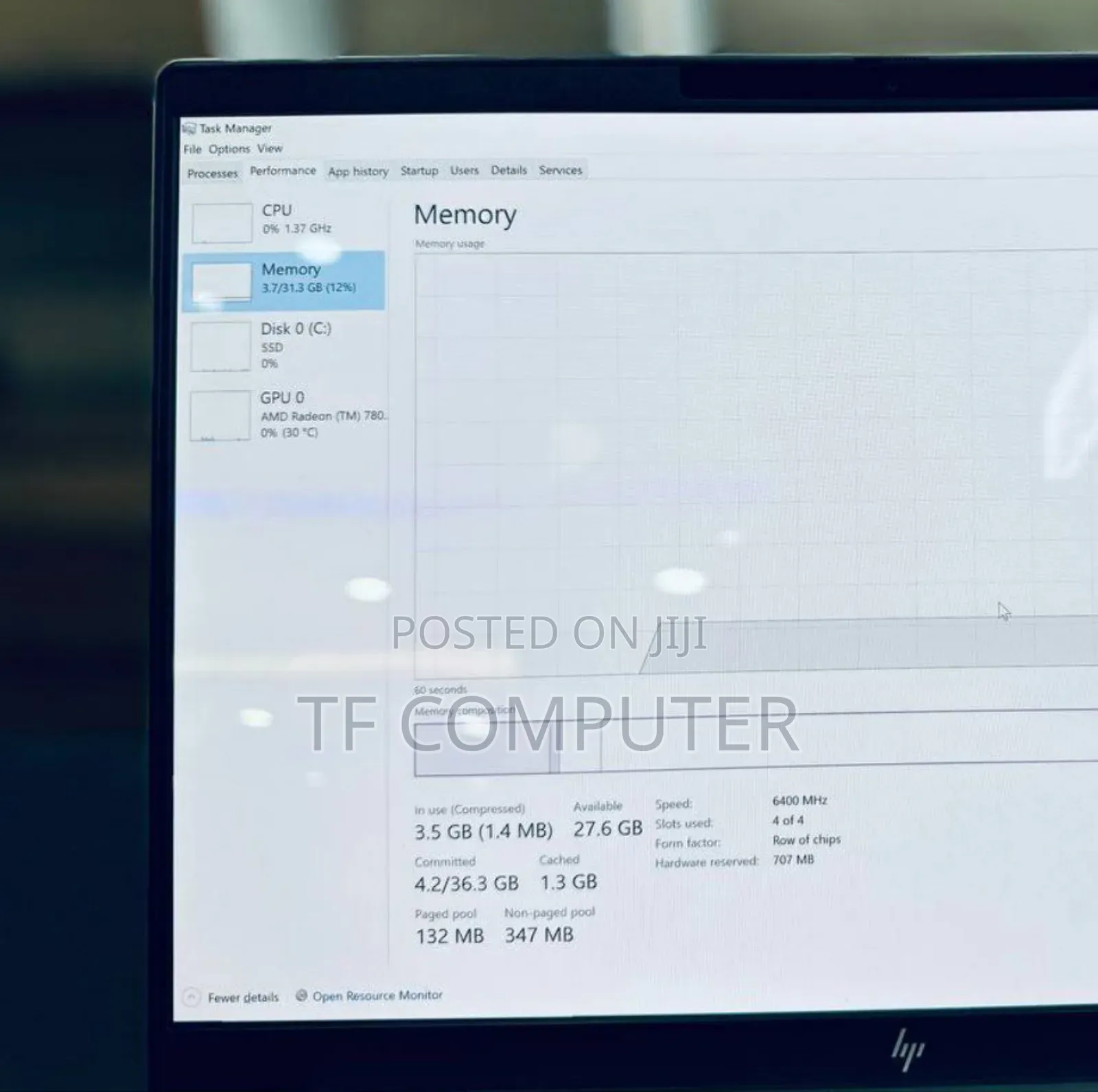 New Laptop HP 32GB AMD Ryzen 7 SSD 1T