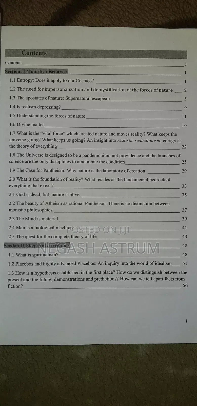 Philosophy Book for Sale