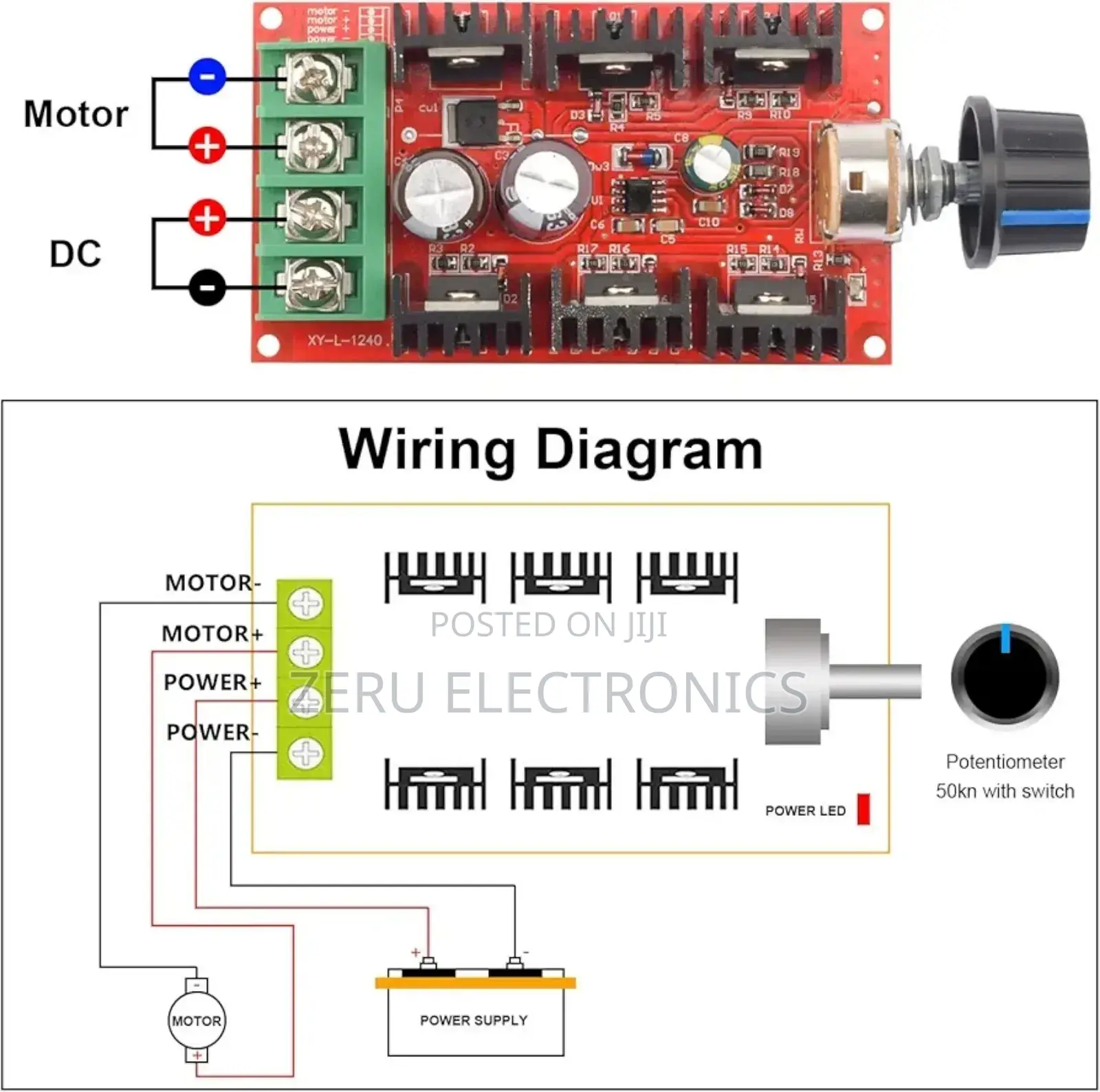 Dc Motor Speed Controller 2000w