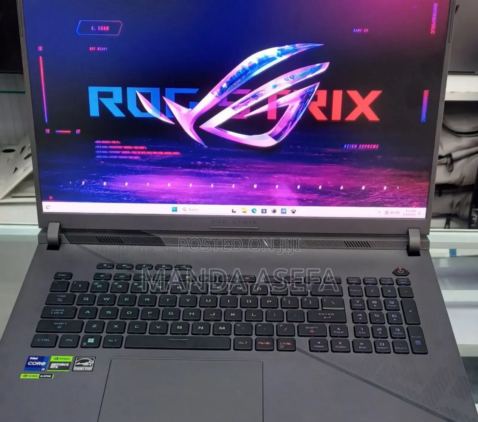 New Laptop Asus ROG Strix G15 32GB Intel Core I9 SSD 1T