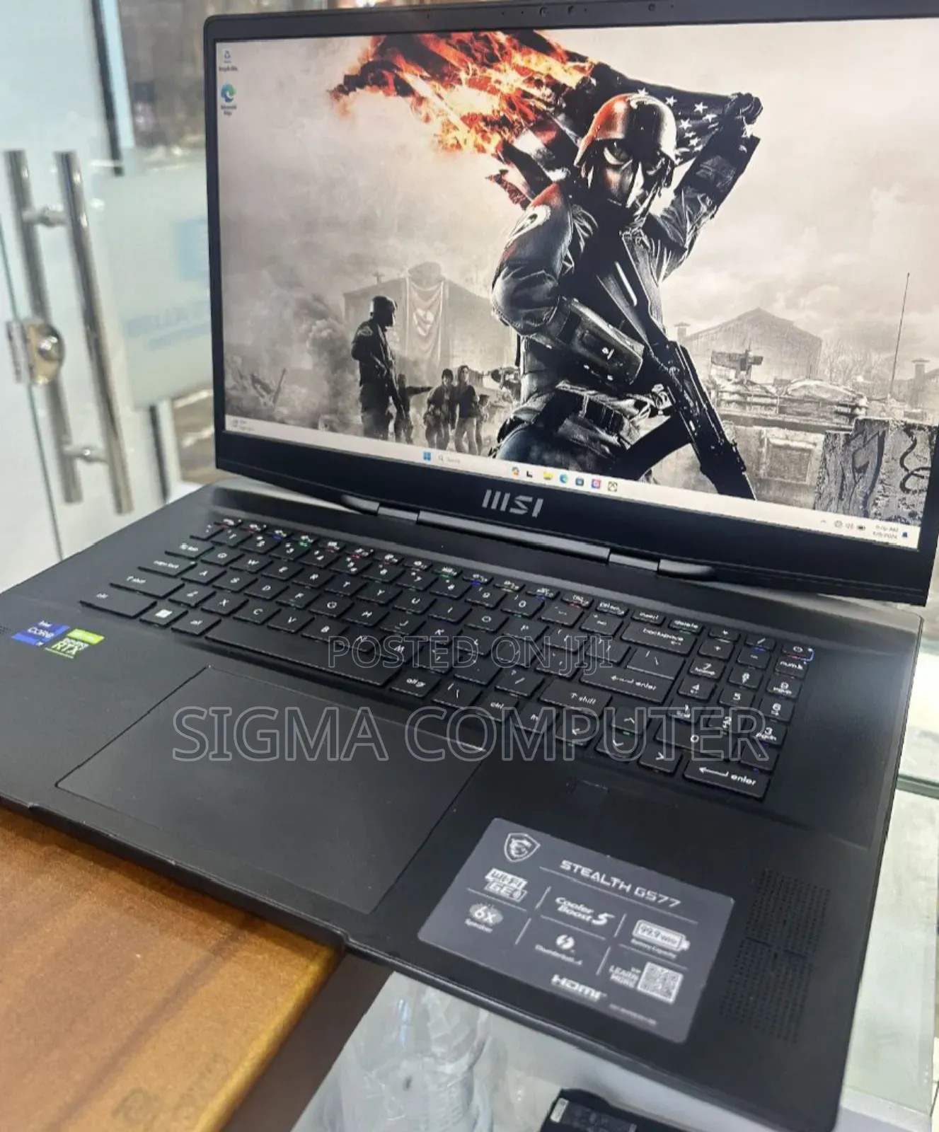 New Laptop MSI Stealth GS77 16GB Intel Core I9 SSD 1T