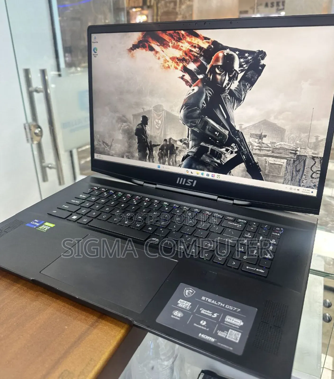 New Laptop MSI Stealth GS77 16GB Intel Core I9 SSD 1T