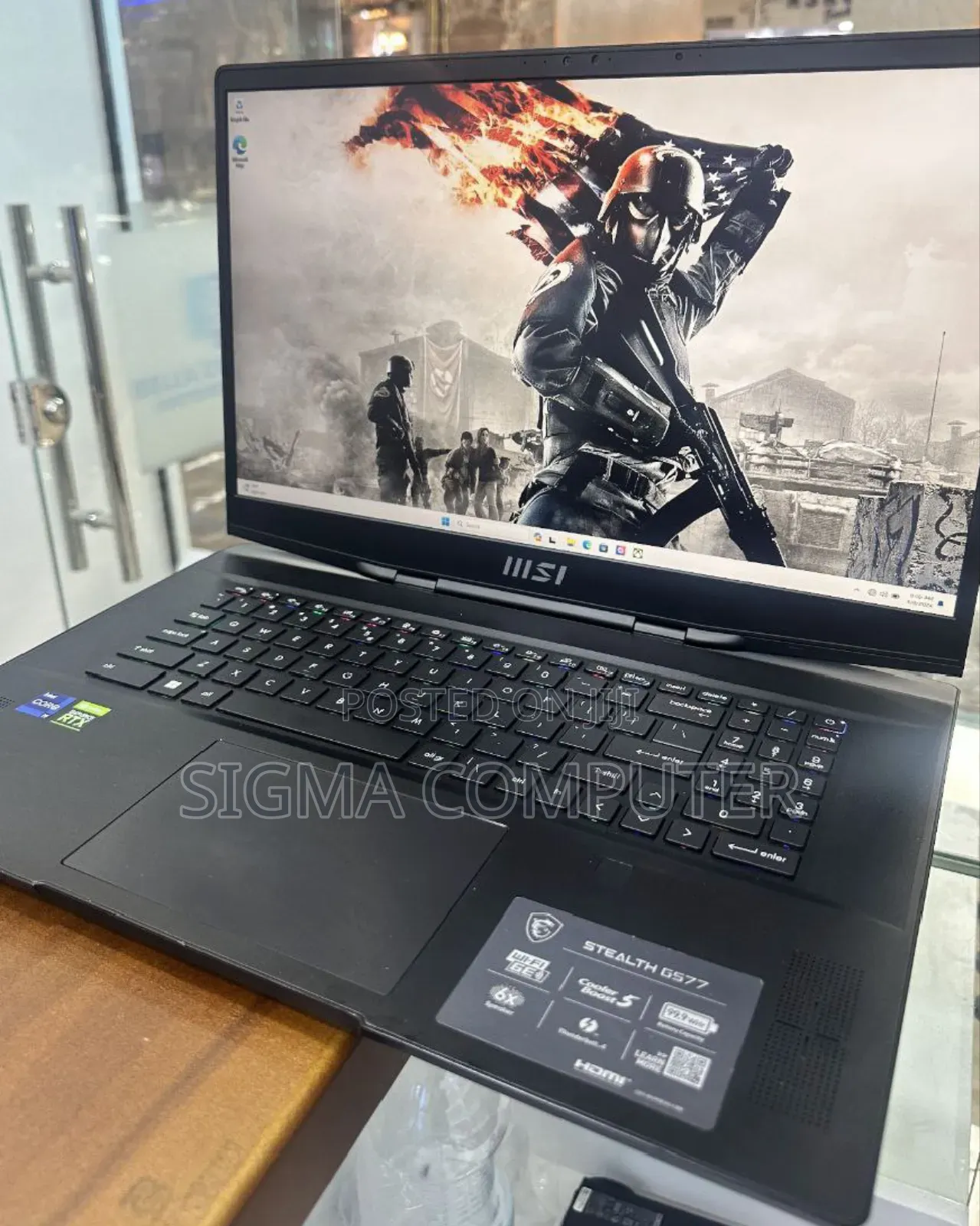 New Laptop MSI Stealth GS77 16GB Intel Core I9 SSD 1T