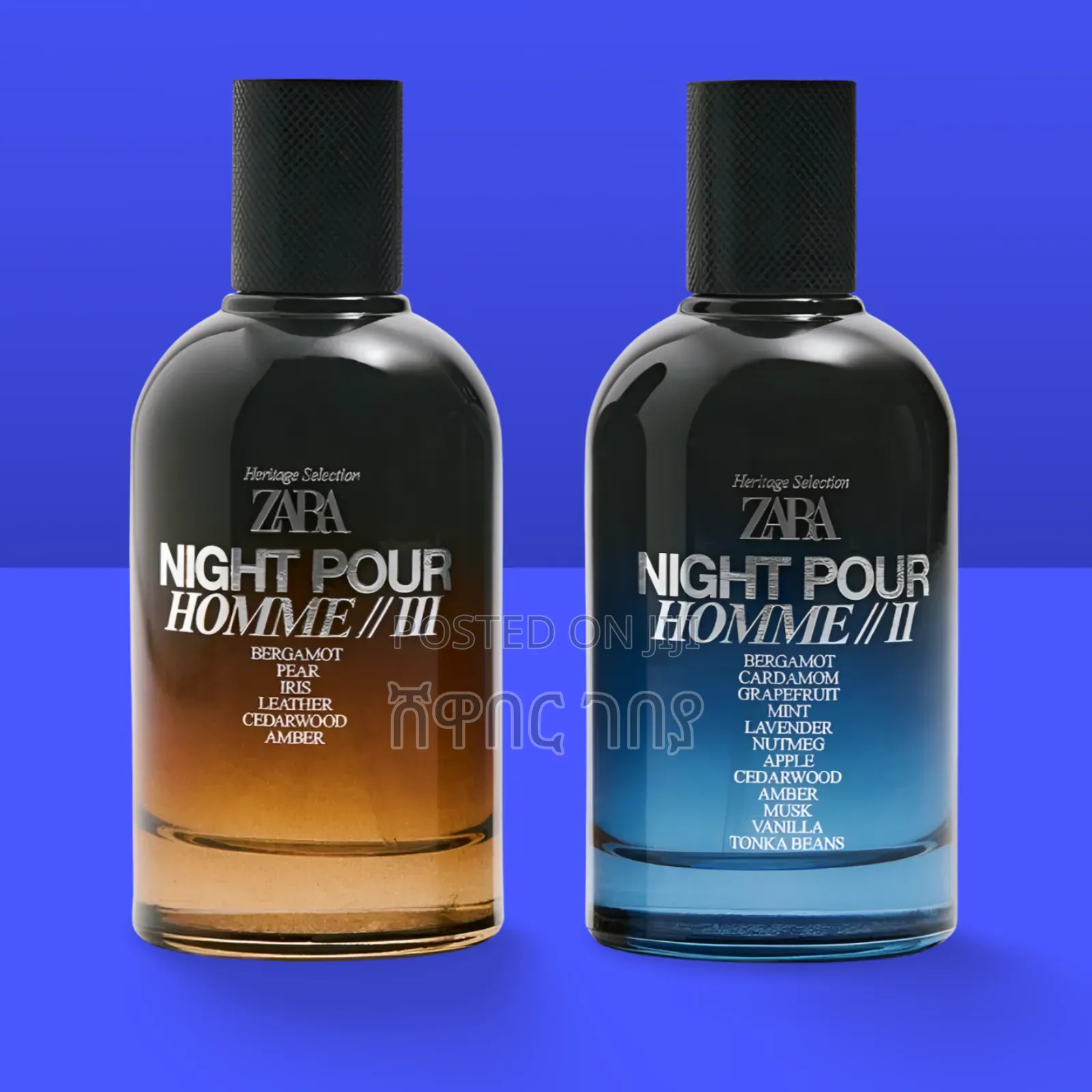 ZARA Night Pour Homme Ii + ZARA Night Pour Homme Iii EDP