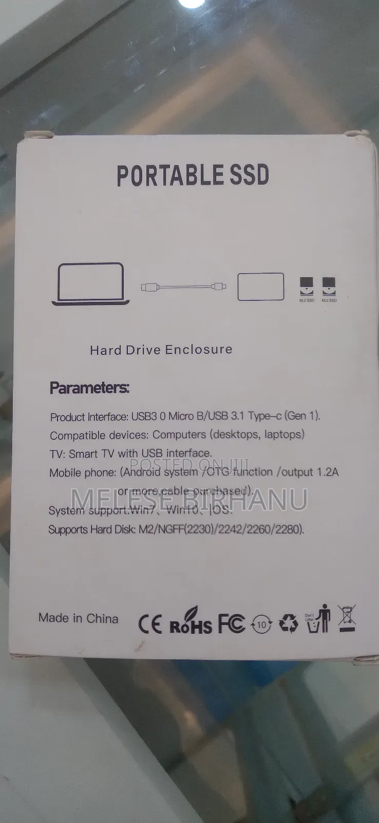 New 4TB SSD External Hard Disk