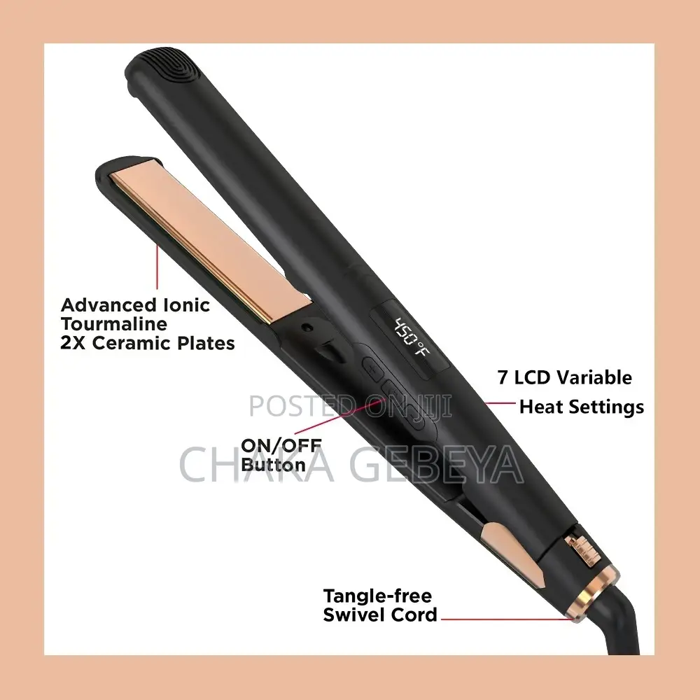 Geepas Professional Digital Hair Straightener