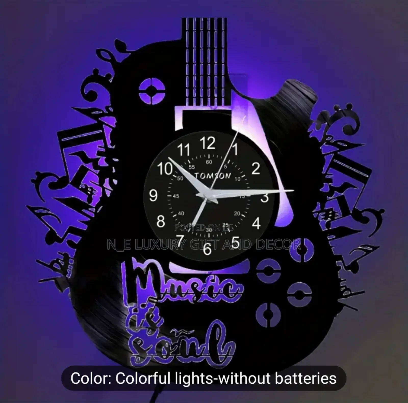 LED Guitar Watch