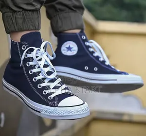 Converse All Star Chuck Taylor Hi Top #ሸራ ‘Black Shoes