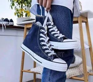 Converse All Star Chuck Taylor Hi Top #ሸራ ‘Black Shoes