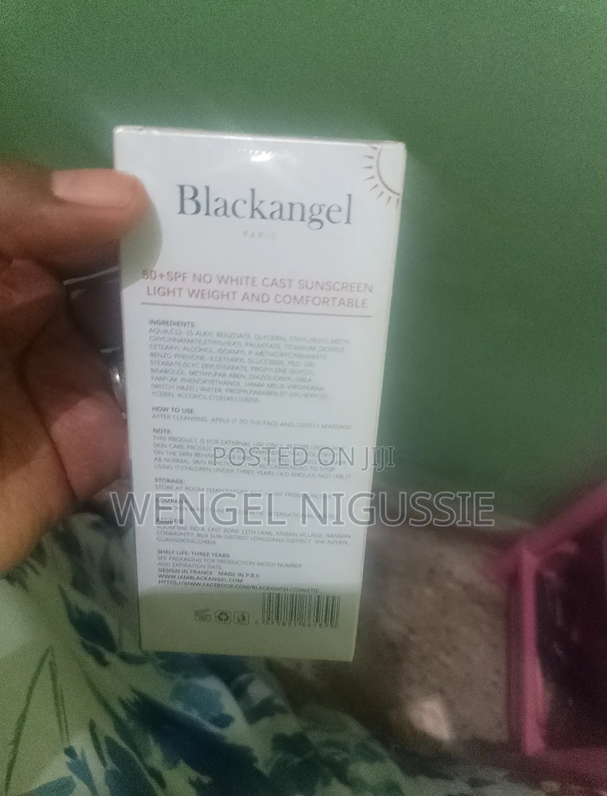 Black Angel Sunscreen