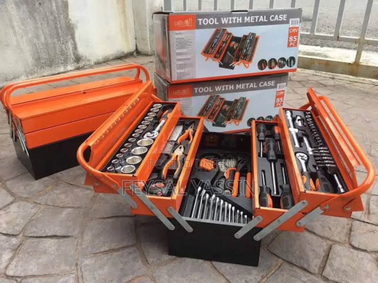 Tools Box 85 PCS With Metal Box