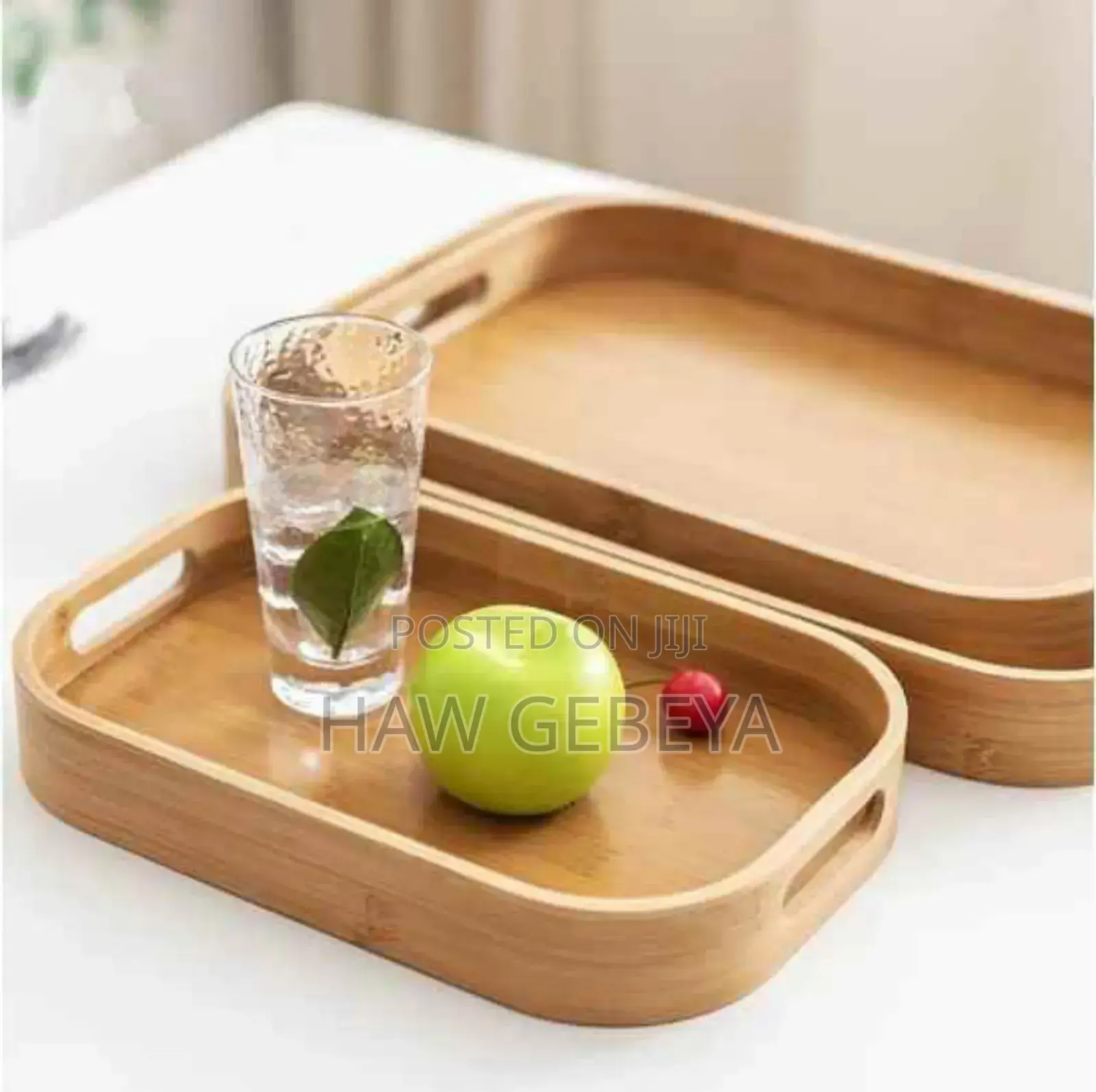Bamboo Pallet Serving Tray