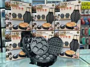 Photo - Sokany 3-in-1 Multi-functional Sandwich Waffle Maker