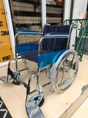 Foldable Wheel Chair,[24-Inch WEAR-RESISTANT SOLID TIRES]