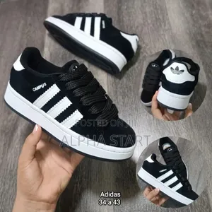 Photo - Adidas Campus Black Sole High Quality Shoes for You