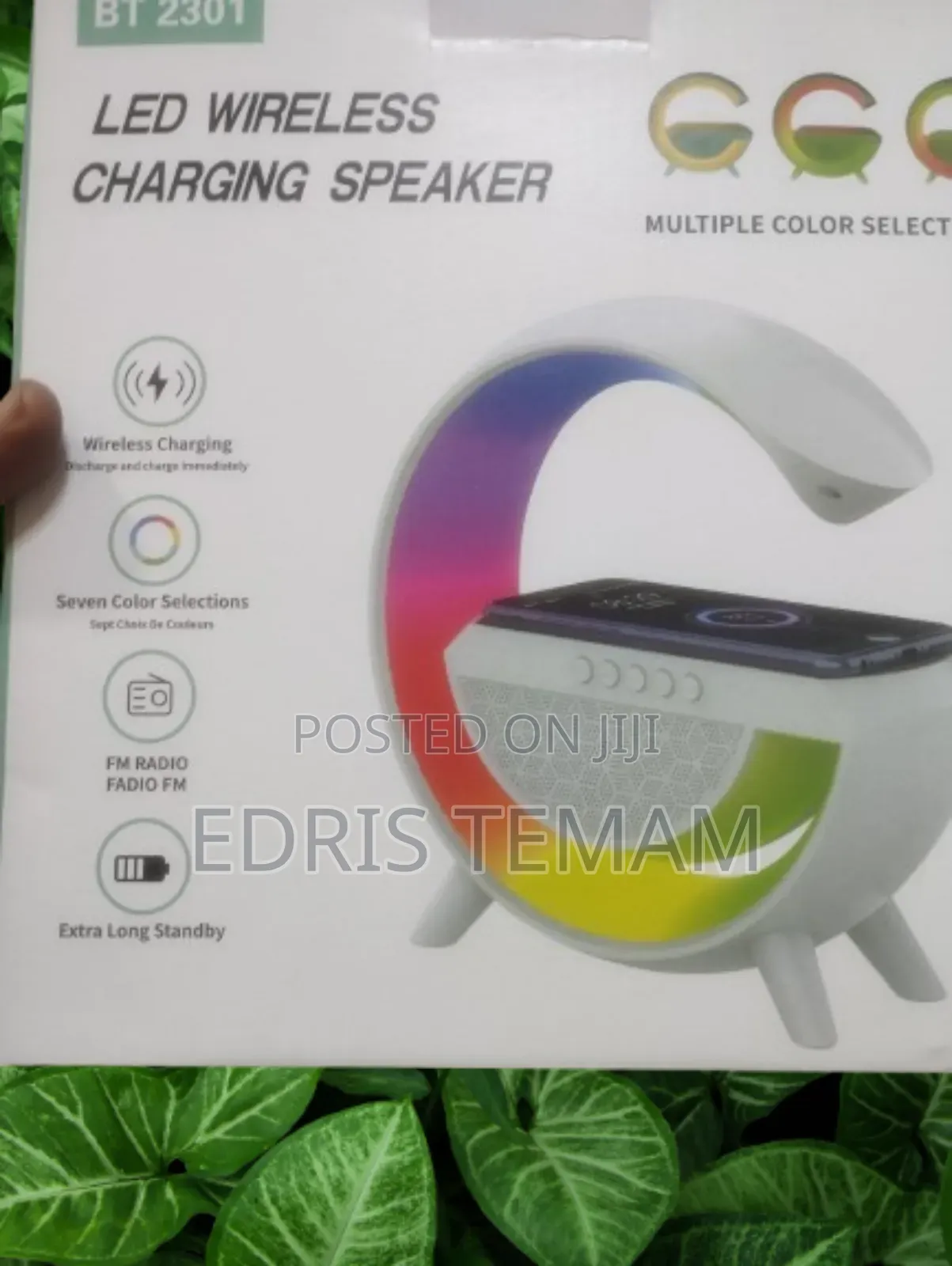 LED Wireless Charging Speaker:Light Up Your Sound