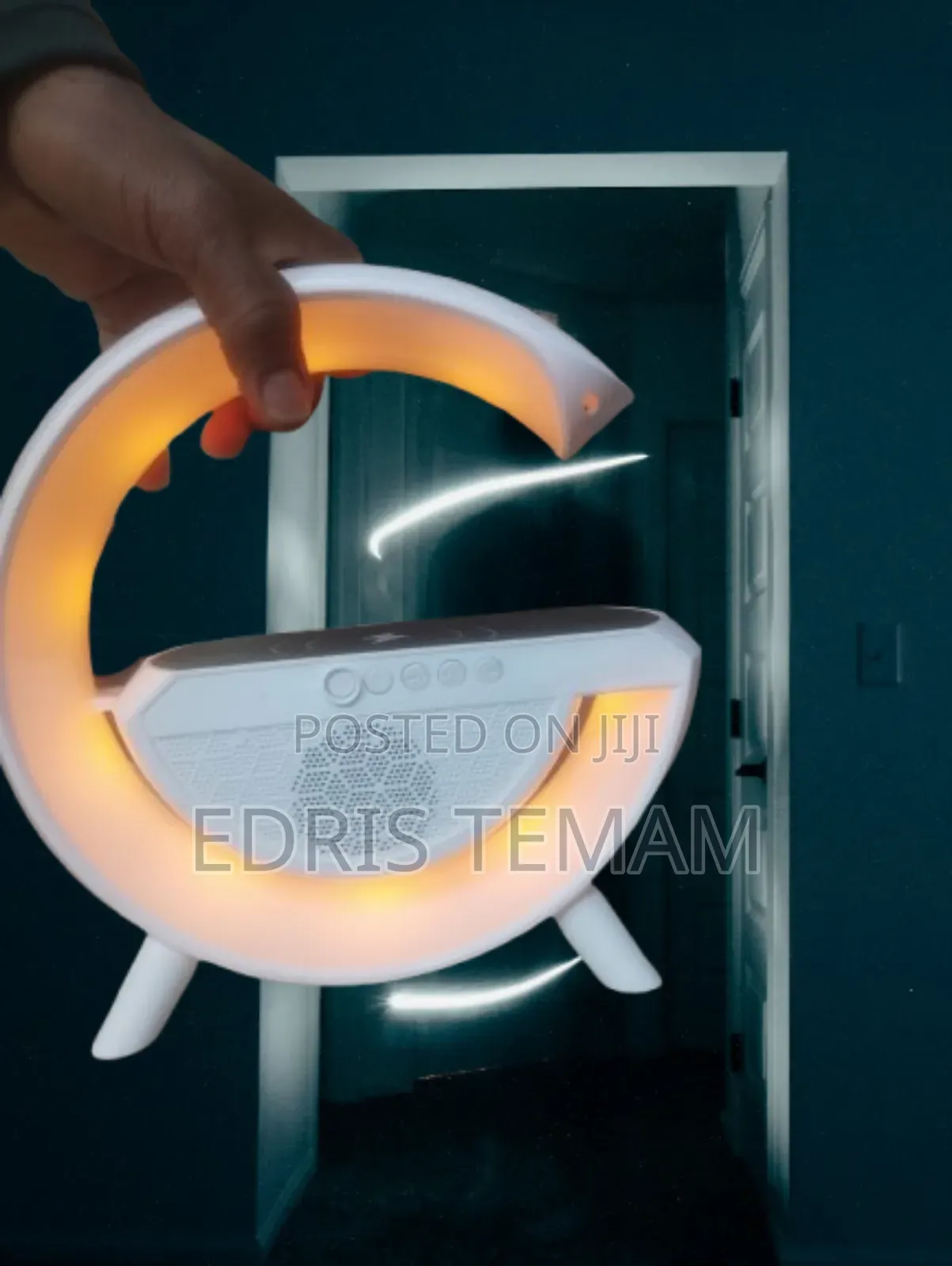 All - In - One LED Bluetooth Speaker and Wireless Charger