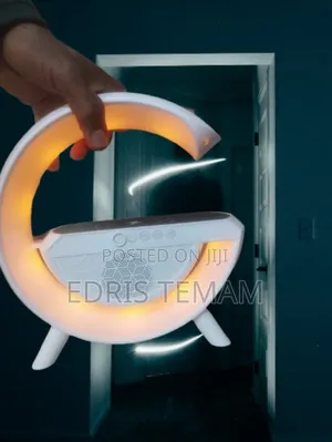 Photo - All - In - One LED Bluetooth Speaker and Wireless Charger