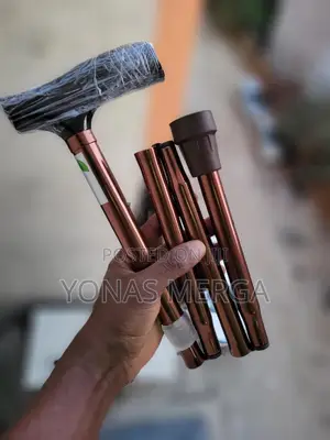 Photo - Strong Folding Pole極walking Stick廒five-Stage Adjustment Knob