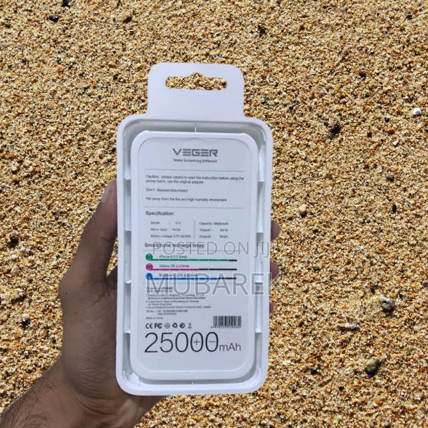 Veger 25000mah Resistant Durable and Reliable