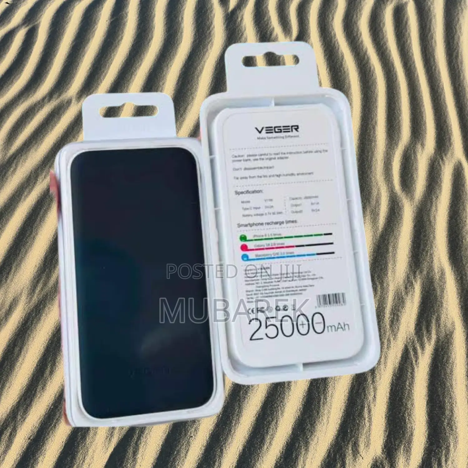 Veger 25000mah Resistant for Everyday Use