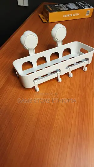 Wall- Mounting Shelf | SUCKER SHELF | ግርግዳ ላይ የሚለጠፍ መደርደሪያ