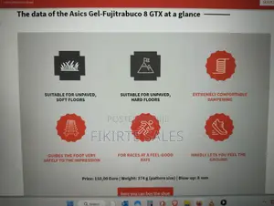 Asics Goretex Running Shoe/Trainer Gel-Fujitrabuco 8 GTX 9.5