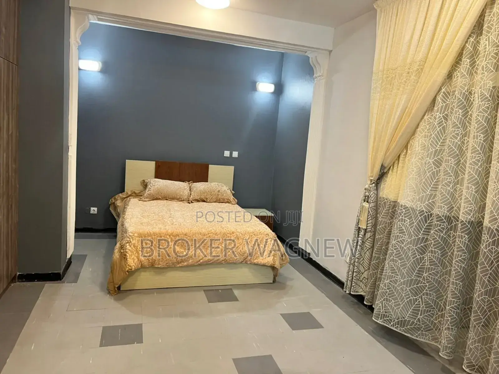 Furnished 4bdrm Apartment in Bole for rent