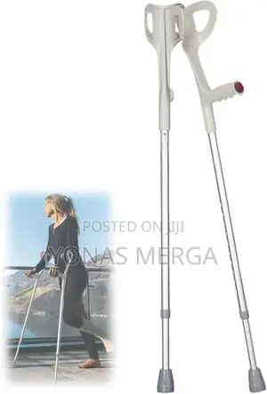 Photo - Crutches鬱walking Stick Crutch Retractable Anti-Skid Walking