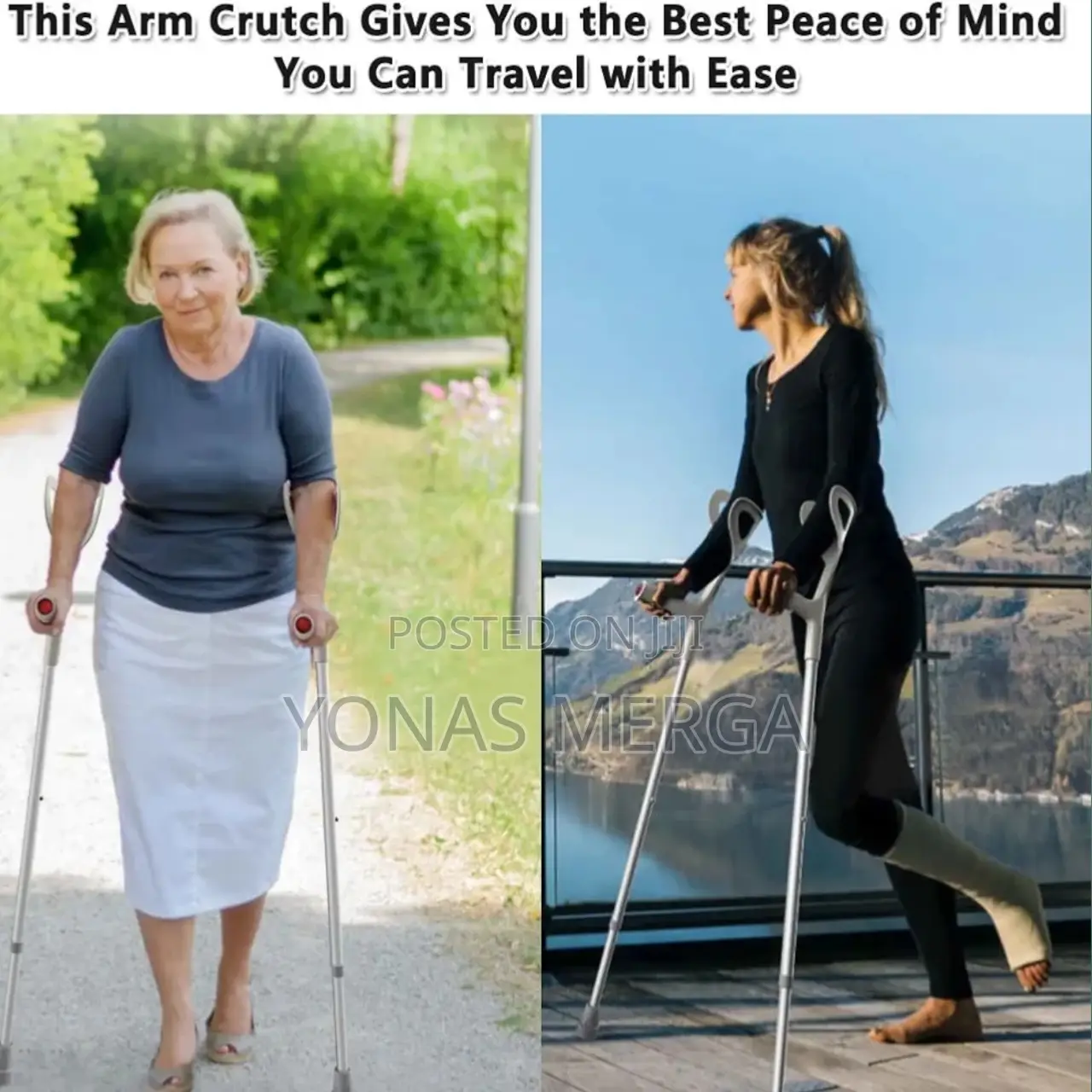 Elbow Crutches寒kranch遻forearm Canes Lightweight Arm Crutch