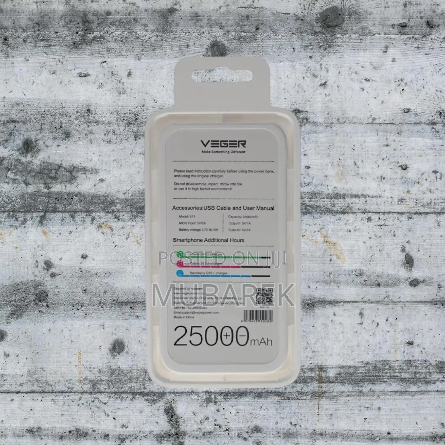 Veger 25000mah Resistant for Fitness Enthusiasts