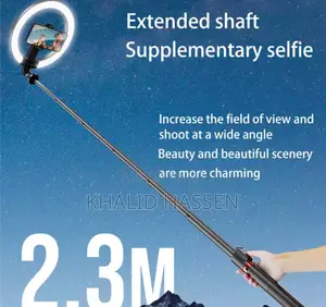 RING LIGHT 10inch Rotate 360° 2.3m