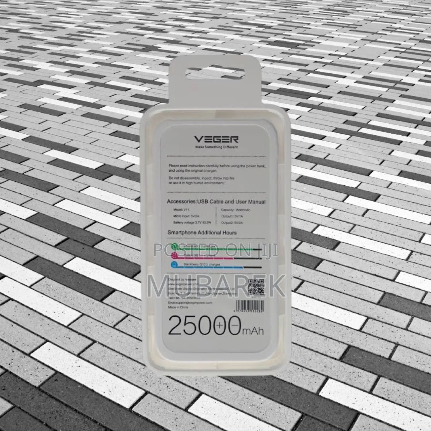 Veger 25000mah Resistant for Smartphone Users