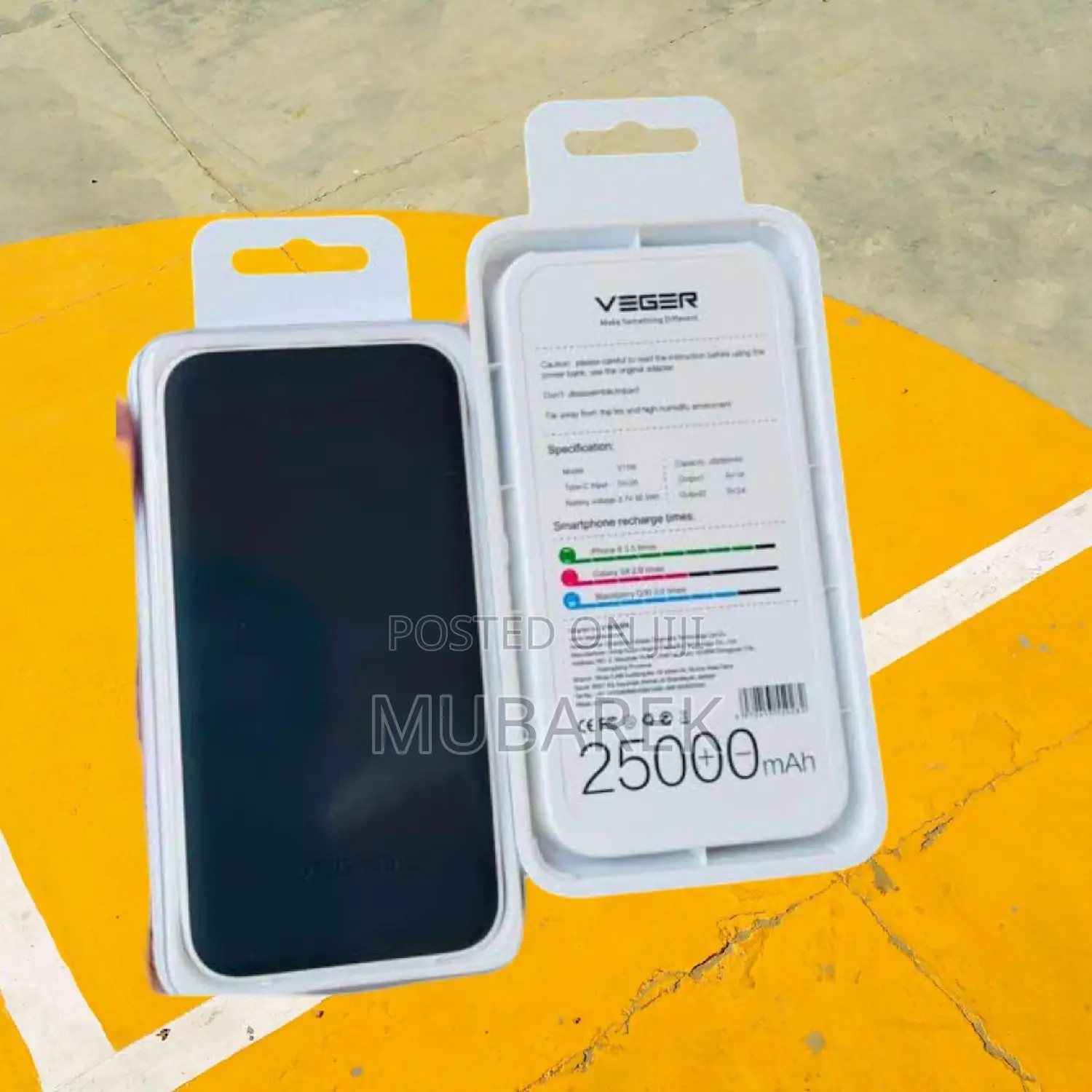 Veger 25000mah Resistant for Busy Lifestyles