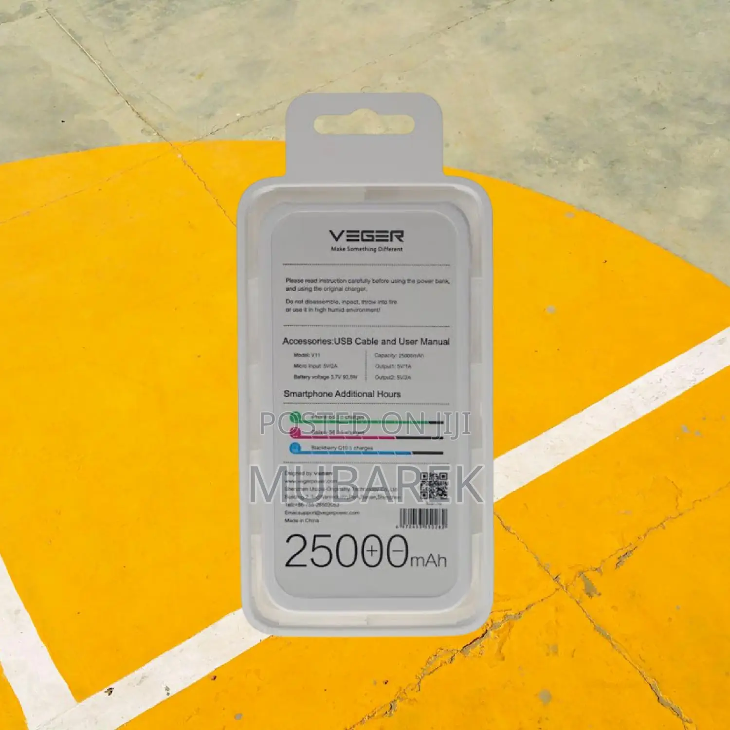 Veger 25000mah Resistant Stylish Power Solution