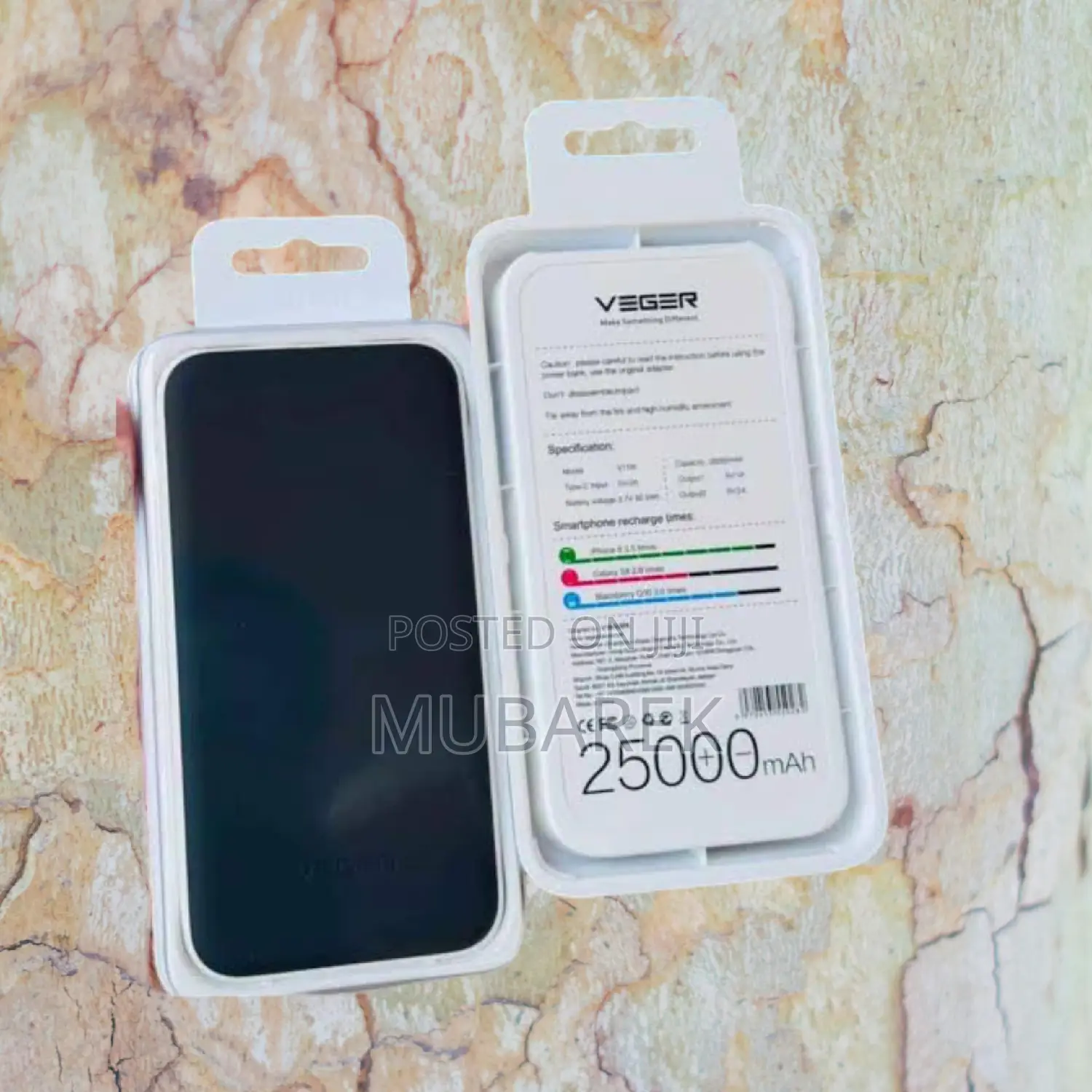 Veger 25000mah Resistant for Outdoor Enthusiasts