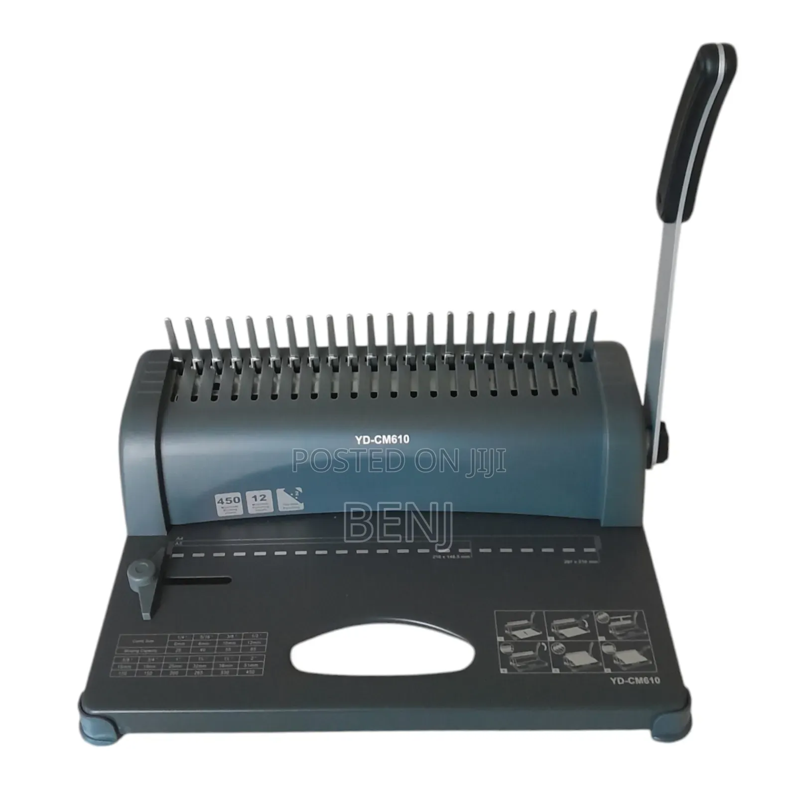 Binding Machine Upto 450 A4 Paper | YD-CM610