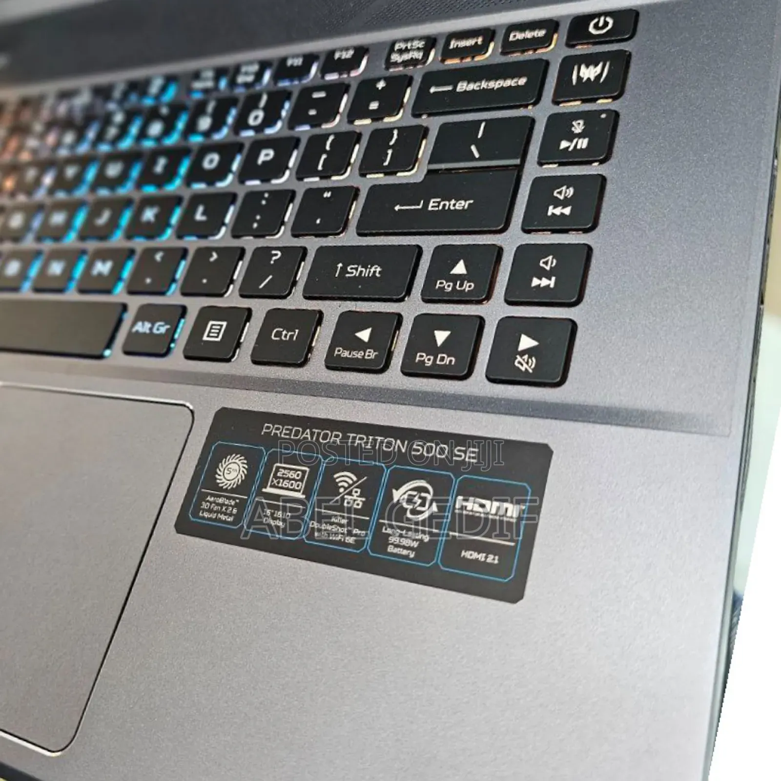 New Laptop Acer Predator Triton 500 SE 16GB Intel Core i7 SSD 2T