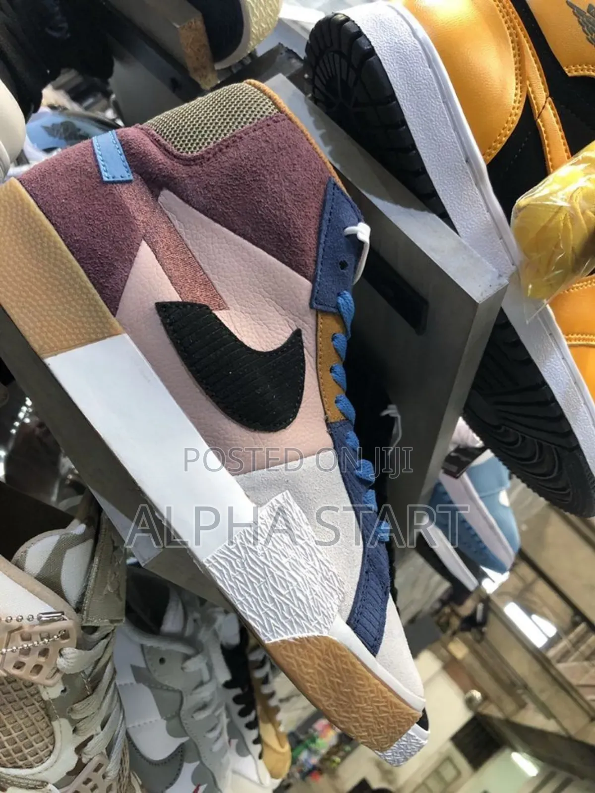 Nike SB Blazer Mid Mosaic Rad Black High Quality Shoes For