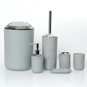 6 Piece Bathroom Accessory Set