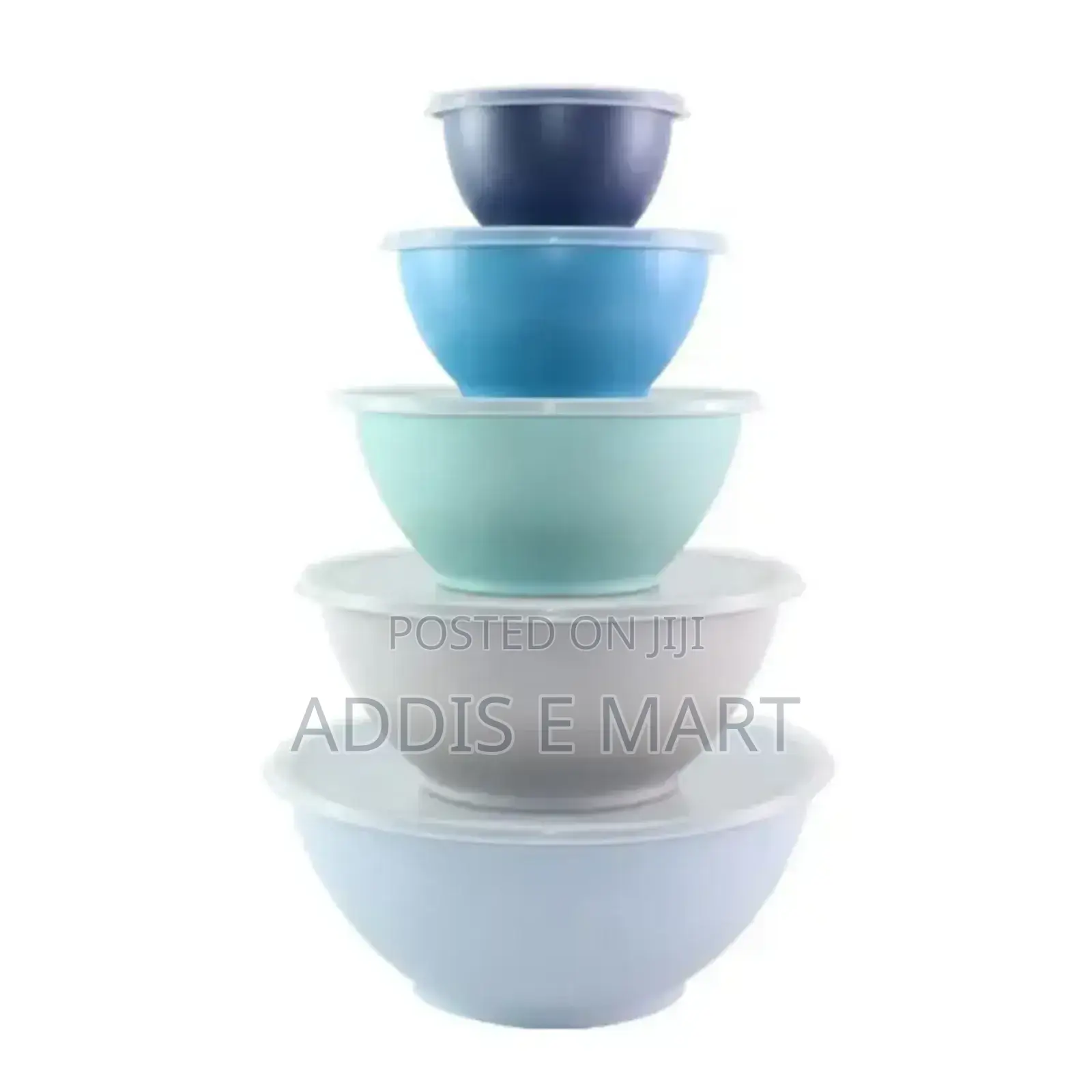 IKEA Bowl With Lid, Set of 5, Mixed Colours
