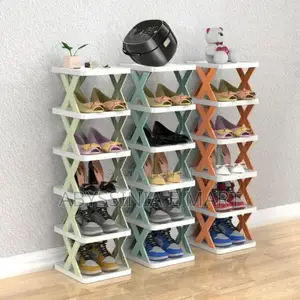 Six Layer Folding Shoe Rack