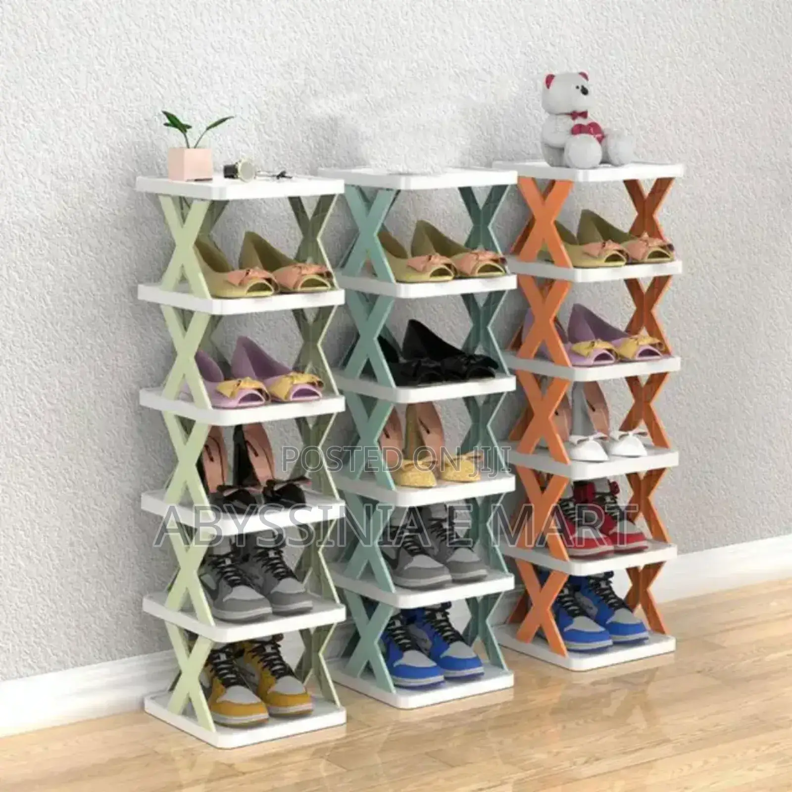 Six Layer Folding Shoe Rack