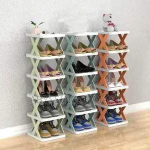 Six Layer Folding Shoe Rack