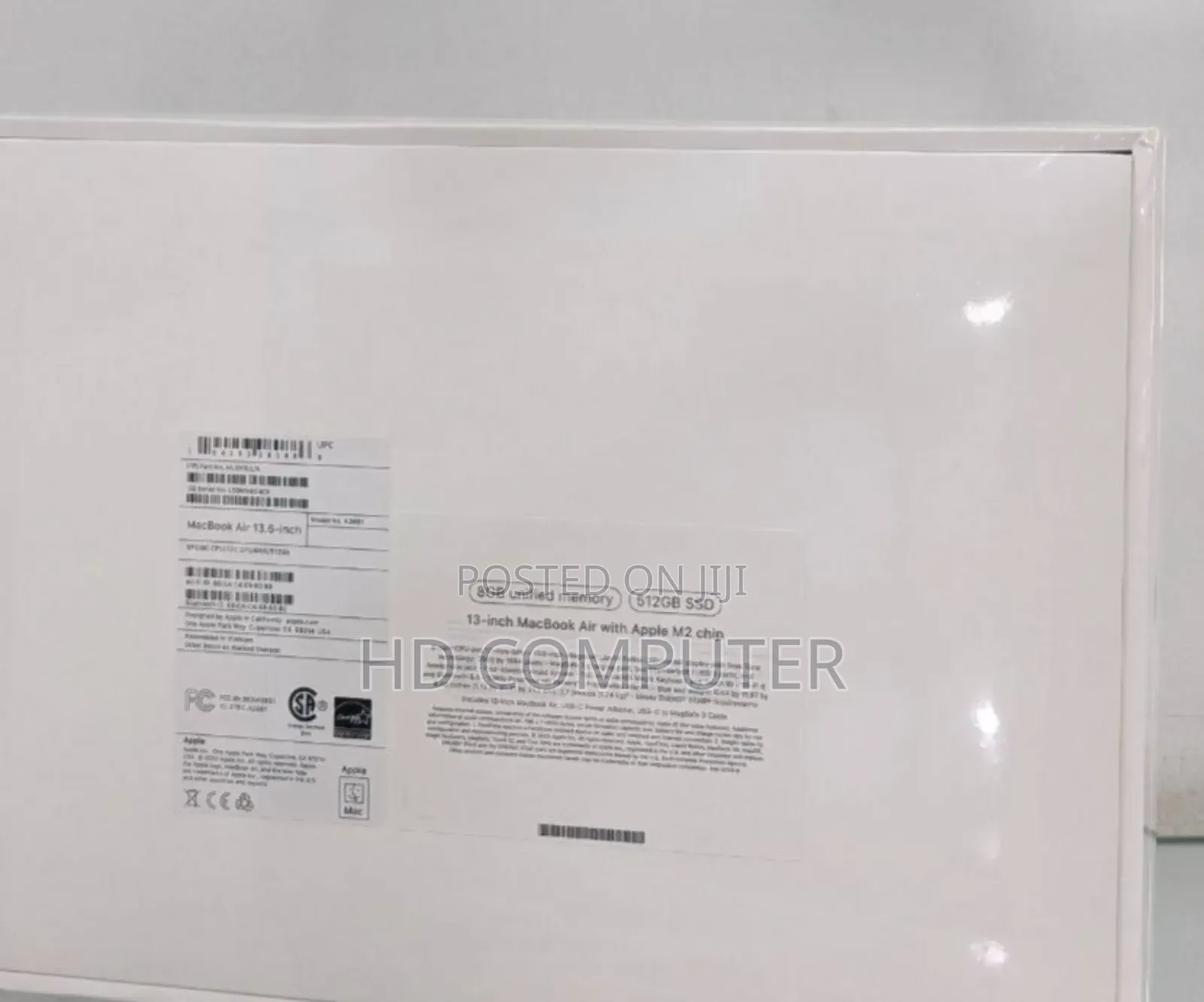 New Laptop Apple MacBook Air 2023 M2 8GB Apple M2 SSD 512GB