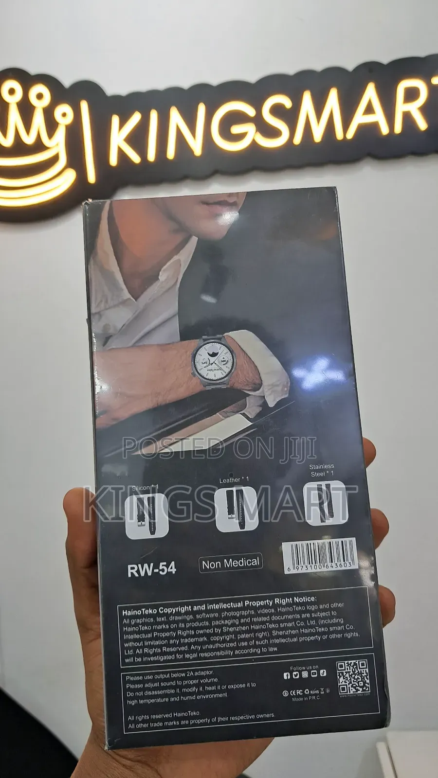 Smart Watch  for Gentleman Hainoteko RW 54 Germany 